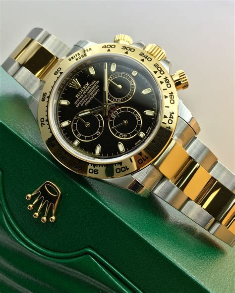 rolex steel and yellow gold daytona|Rolex gold daytona for sale.